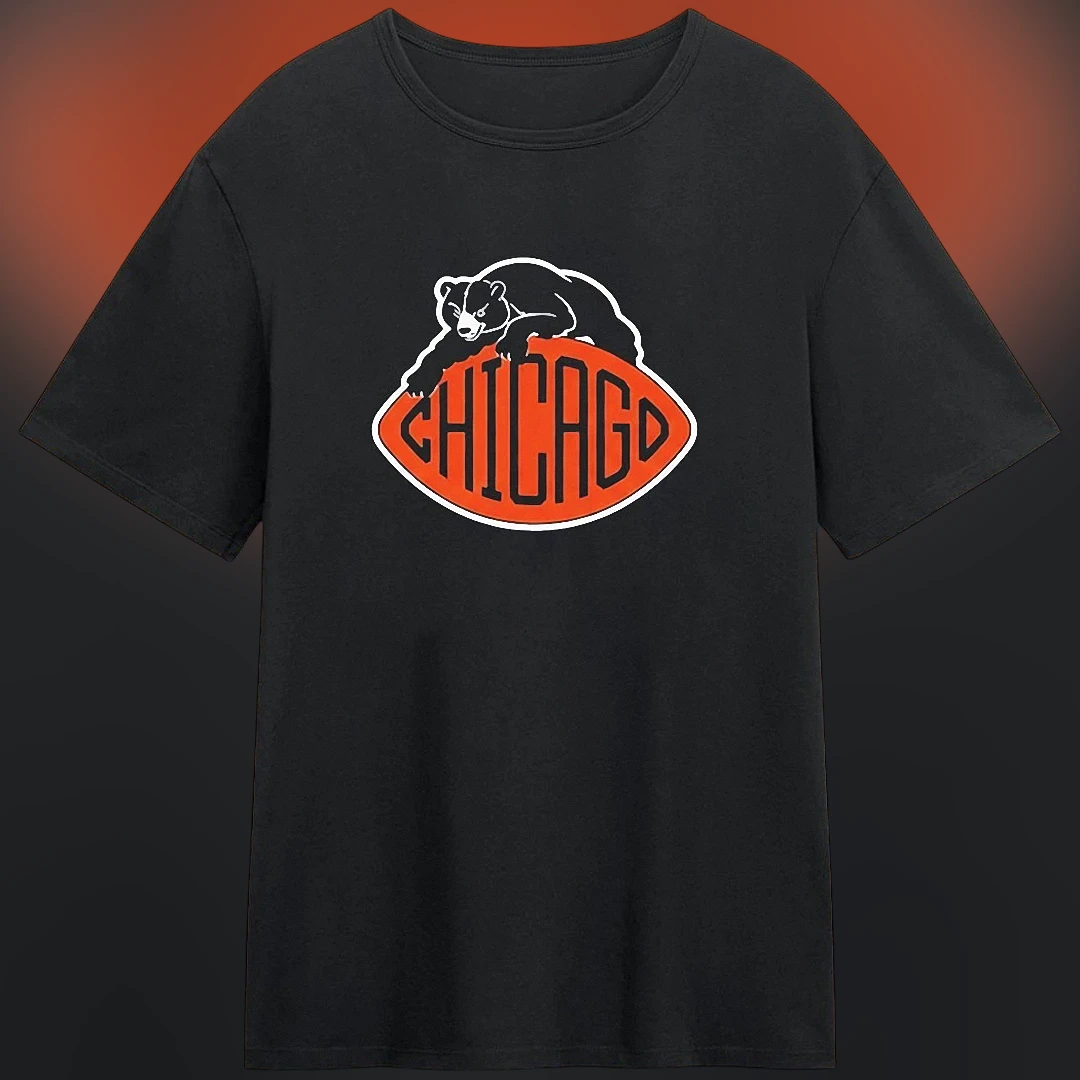 Chicago Bear Football Vintage Graphic Tee, Retro Sports Fan T-Shirt Gift for Men and Women