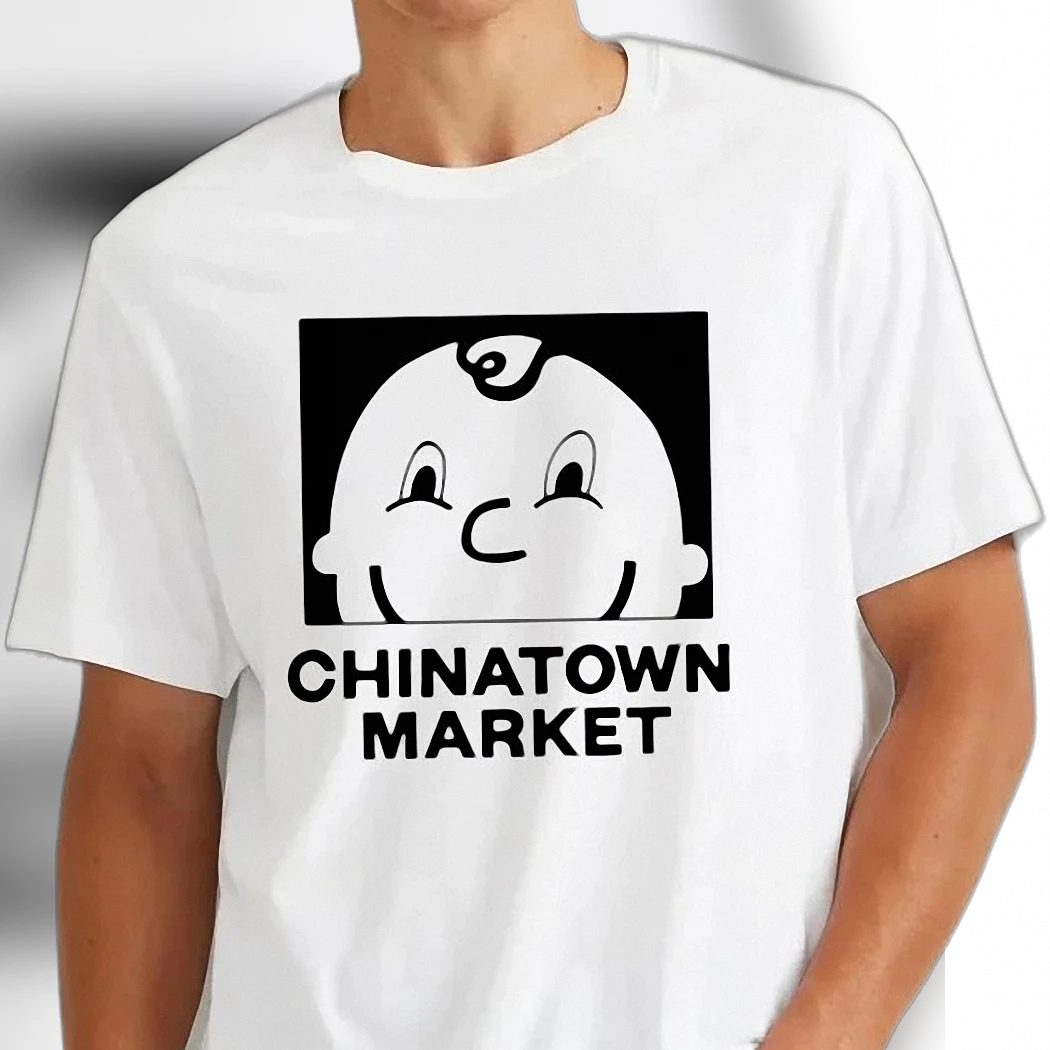 Chinatown Market Baby Face Tee Minimalist Streetwear Logo Graphic T-Shirt