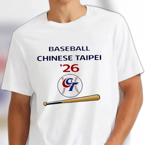 Chinese Taipei Baseball Tee Custom Year Taiwan National Team Fan Shirt