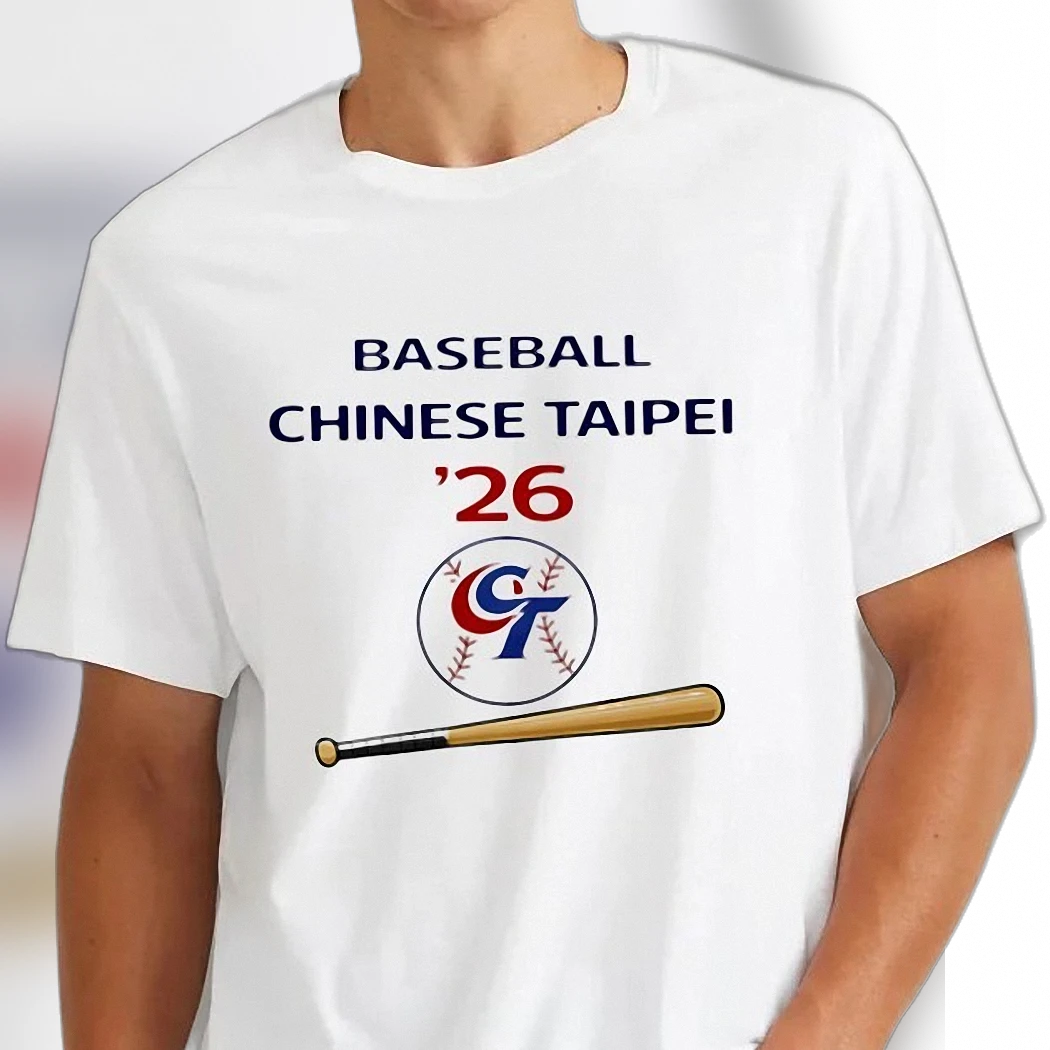 Chinese Taipei Baseball Tee Custom Year Taiwan National Team Fan Shirt