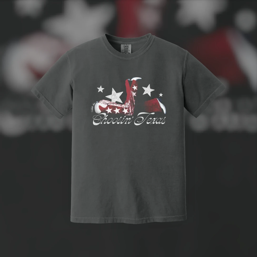 Choosin' Texas Ella Langley Lyric Tee Vintage Western Country Music Concert Shirt