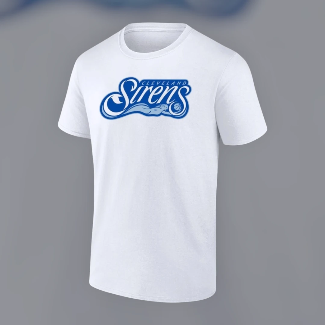 Cleveland Sirens Inaugural Season Logo Tee WNBA Basketball Fan Merch
