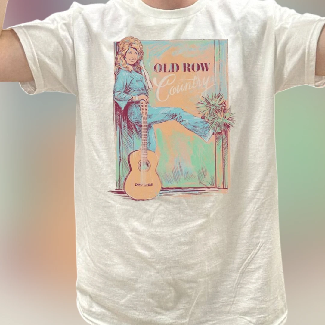 Country Tee Vintage Western Graphic T-Shirt, Retro Country Music Guitar Concert Shirt for Women and Men