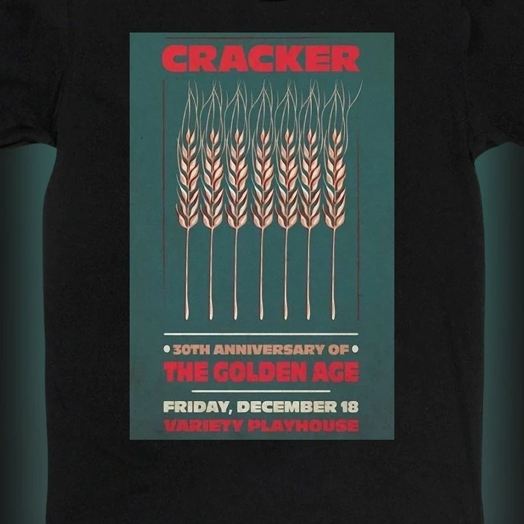 Cracker The Golden Age 30th Anniversary Tee Variety Playhouse Atlanta Concert Shirt Vintage Alt Rock Fan Gift