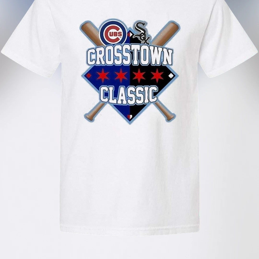 Crosstown Classic Tee Chicago Baseball Rivalry Graphic T-Shirt, Game Day Fan Gift