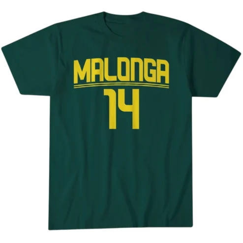 Custom Name and Number School Spirit Tee Personalized Dark Green Varsity Team Roster Gift