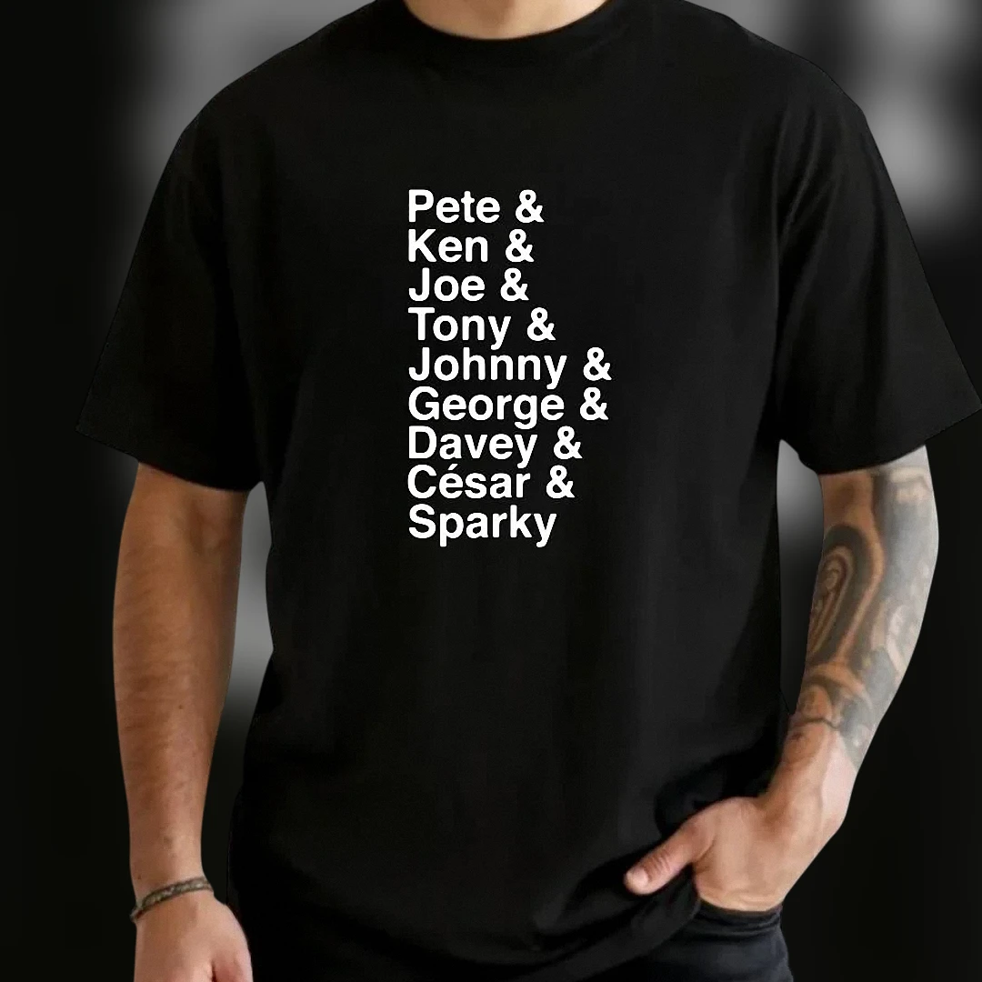 Custom Name List Tee Personalized Friends and Family Names T-Shirt Group Reunion Gift