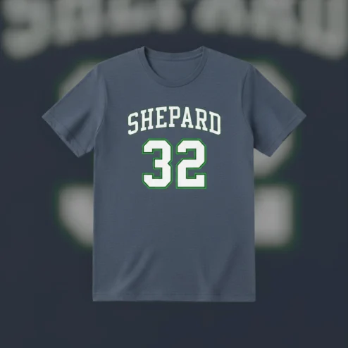 Custom Varsity Name and Number Sports Tee Personalized Team Supporter Shirt Player Gift