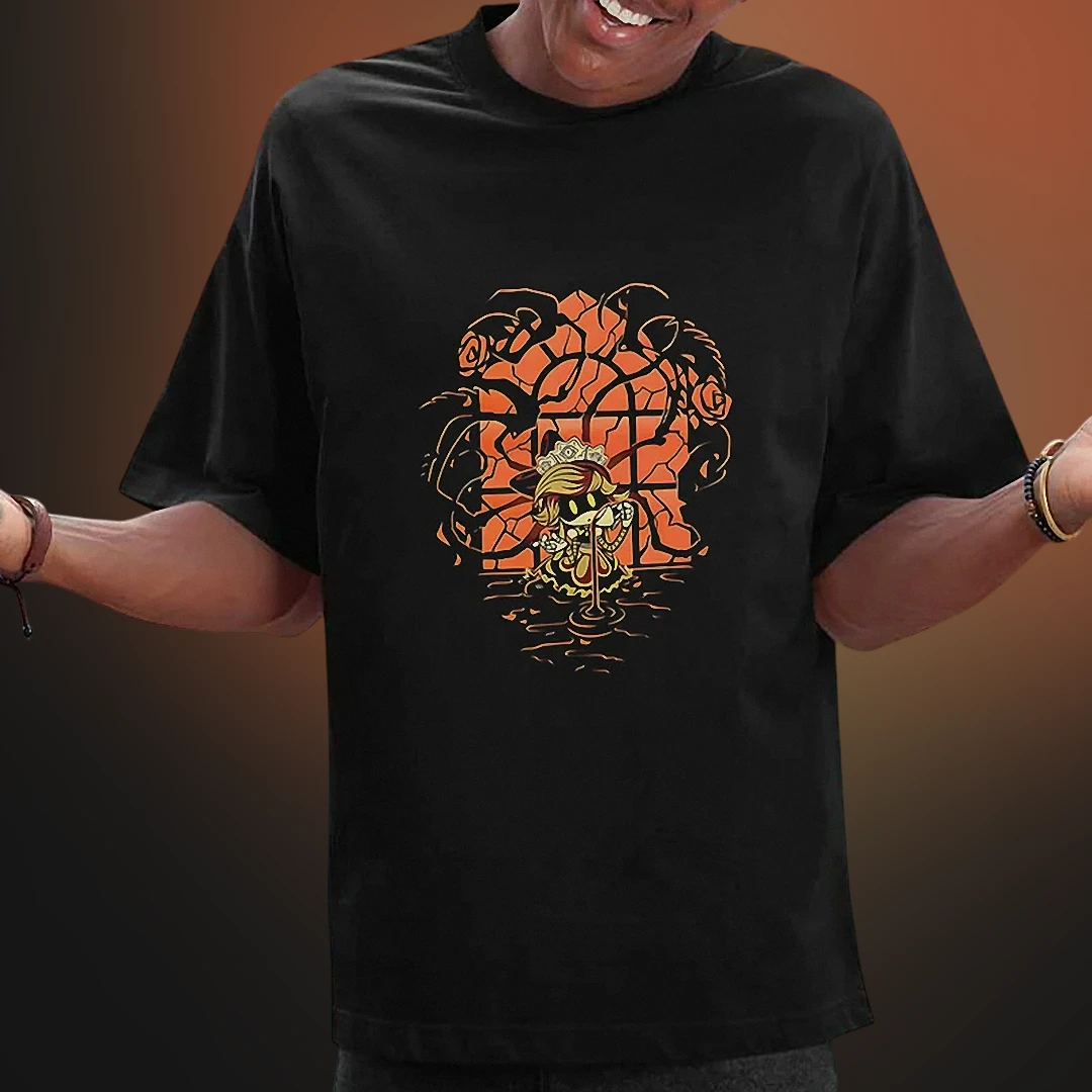 Cyn Tee Gothic Anime Graphic Shirt, Dark Indie Animation Character Apparel, Unisex Casual Cotton T-Shirt Gift