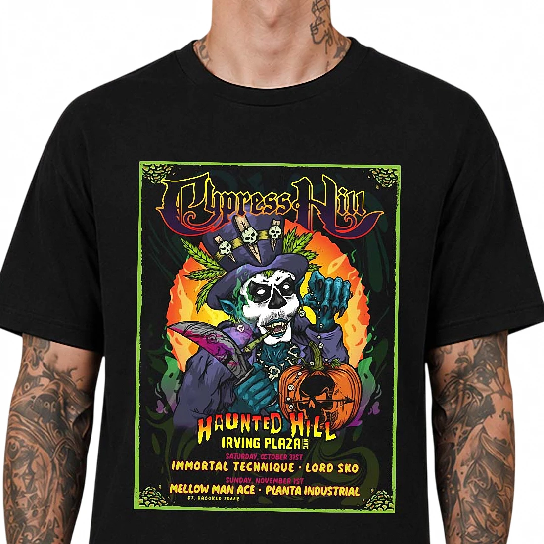 Cypress Hill Haunted Hill Irving Plaza NYC Tee Vintage Rap Concert Shirt