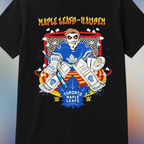 Danhausen Toronto Maple Leafs-Hausen Tee Funny Hockey Wrestling Mashup Fan Gift