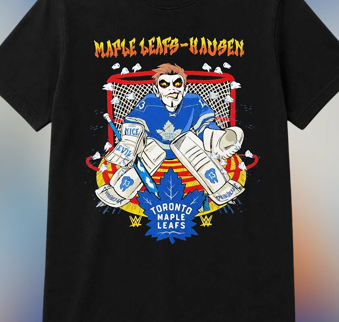 Danhausen Toronto Maple Leafs-Hausen Tee Funny Hockey Wrestling Mashup Fan Gift