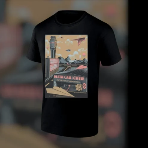 Death Cab For Cutie Las Vegas Aug 6 2026 Concert Tee The Theater At Virgin Hotels Tour Shirt