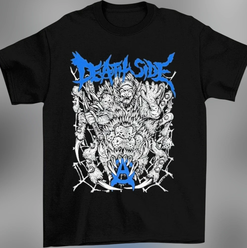 Death Side Japanese Hardcore Punk Tee Vintage Anarcho Punk Band Graphic T-Shirt