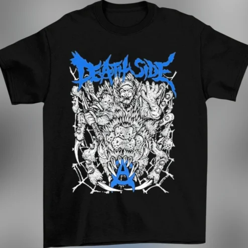 Death Side Tee Japanese Hardcore Punk Band Graphic T-Shirt