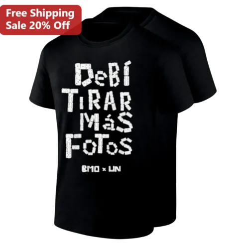 Debí Tirar Más Fotos Tee Bad Bunny Album Inspired Domino Design Graphic Gift for Fans