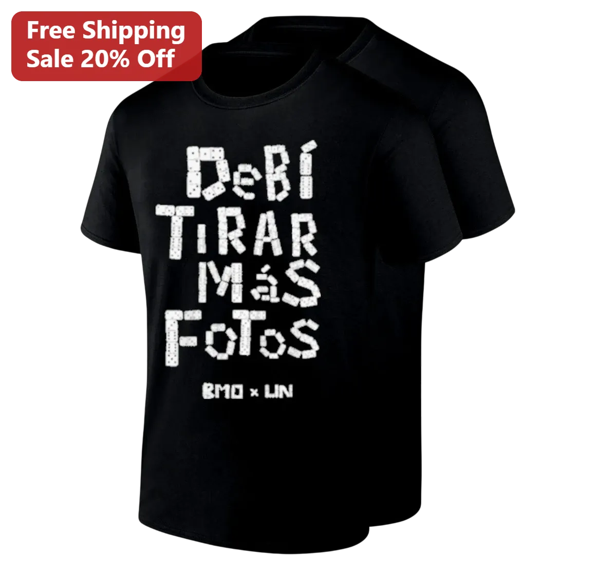 Debí Tirar Más Fotos Tee Bad Bunny Album Inspired Domino Design Graphic Gift for Fans