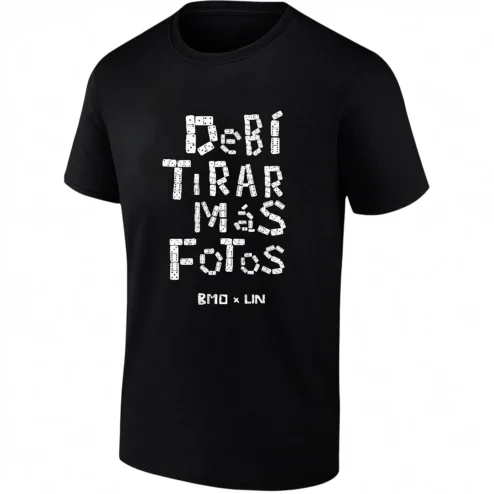 Debí Tirar Más Fotos Tee Domino Lettering Graphic Shirt for Fans