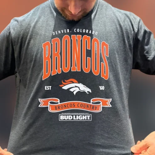 Denver Broncos 1960 Retro Broncos Country Tee, Vintage Colorado Football Game Day Shirt