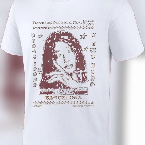 Devoted Modern Cowgirls Barcelona Graphic Tee, Vintage Western Streetwear Shirt for Men and Women