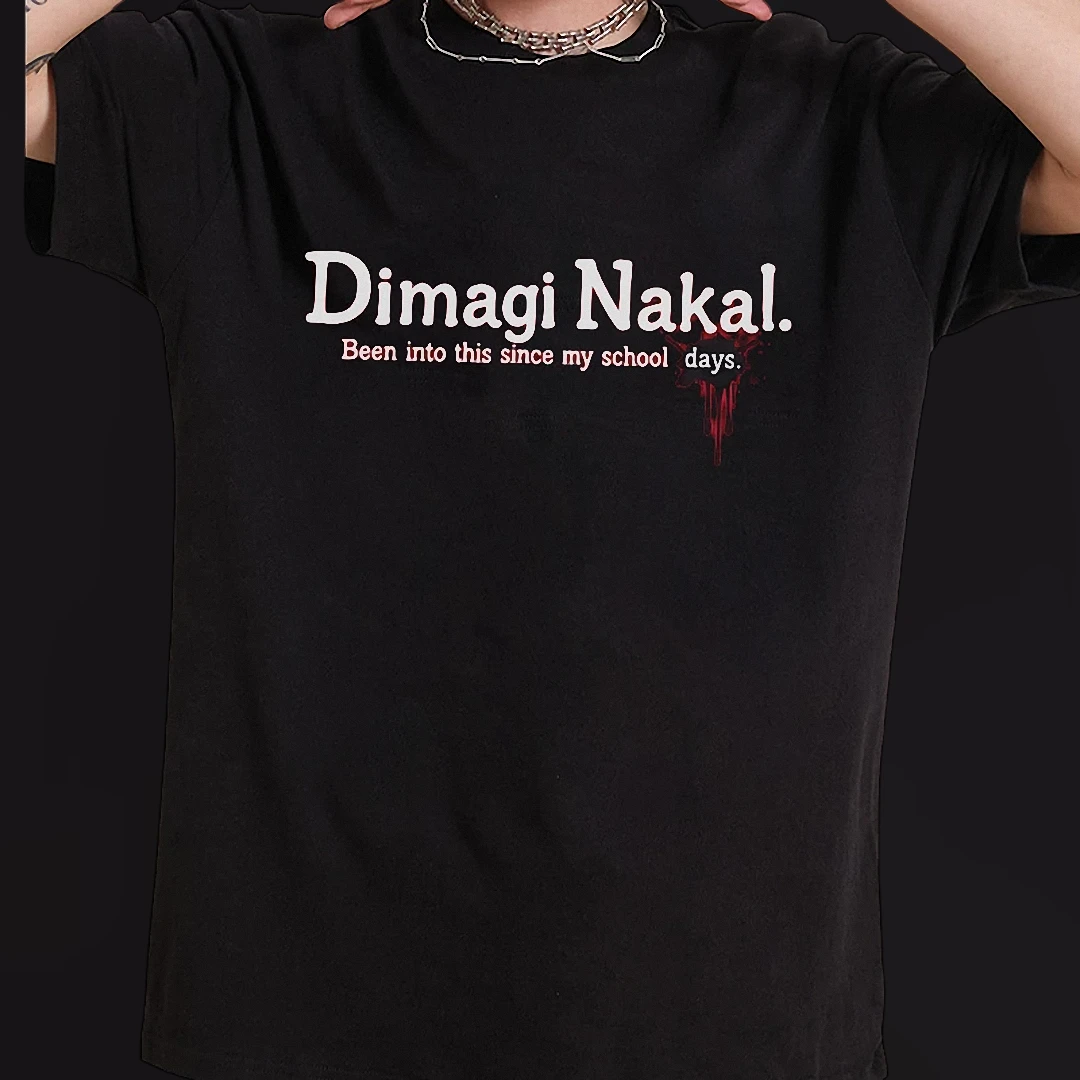Dimagi Nakal Tee Funny Hindi Quote Slogan Shirt Desi Meme Graphic Tee