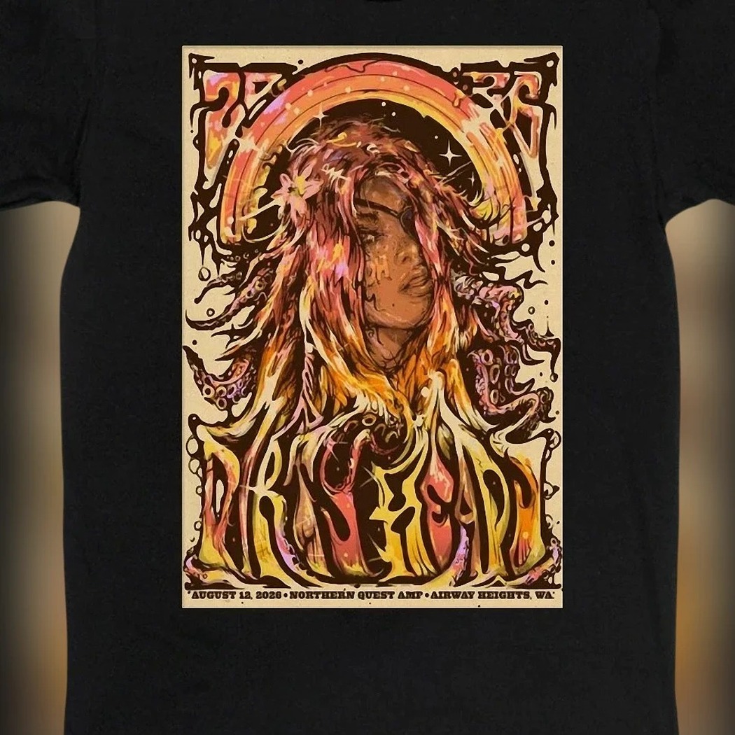 Dirty Heads Northern Quest Amp August 12 2026 Concert Poster Tee, Airway Heights WA Tour Souvenir Shirt