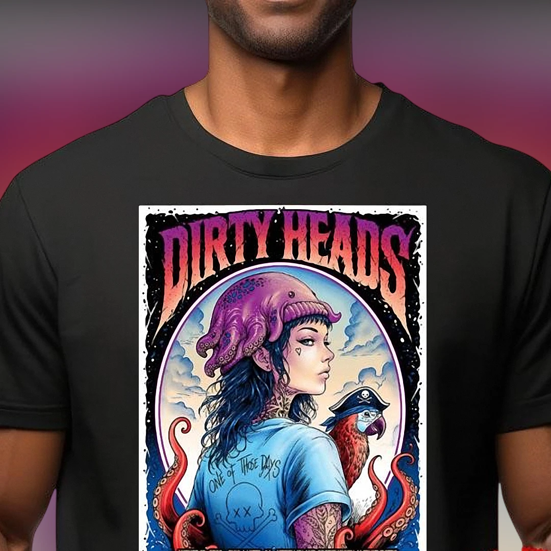 Dirty Heads One of Those Days Tee Graphic Band Merch T-Shirt for Fans