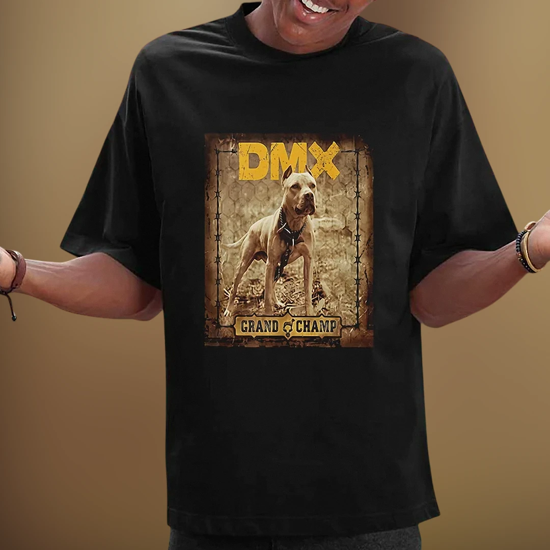 DMX Grand Champ Tee Vintage Rap Legend Graphic T-Shirt, 2000s Hip Hop Tribute Apparel for Fans