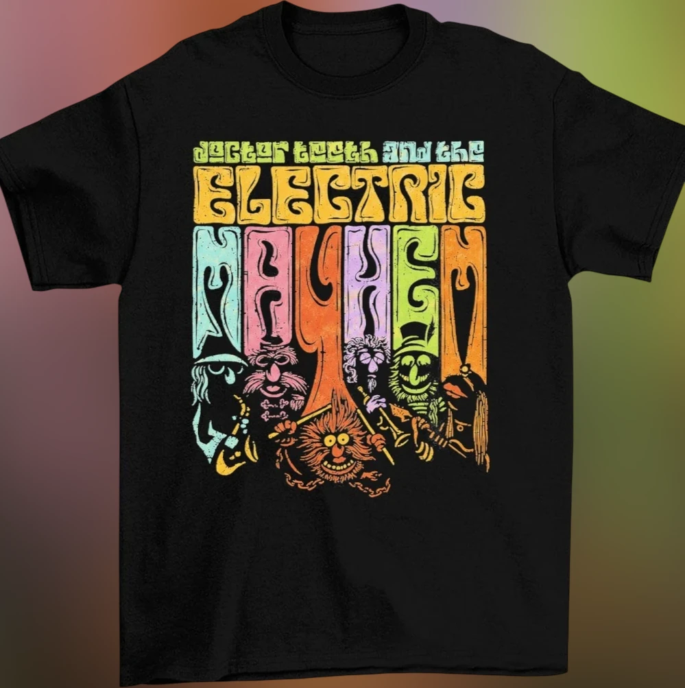 Doctor Teeth and the Electric Mayhem Tee Vintage The Muppets Rock Band Graphic T-Shirt