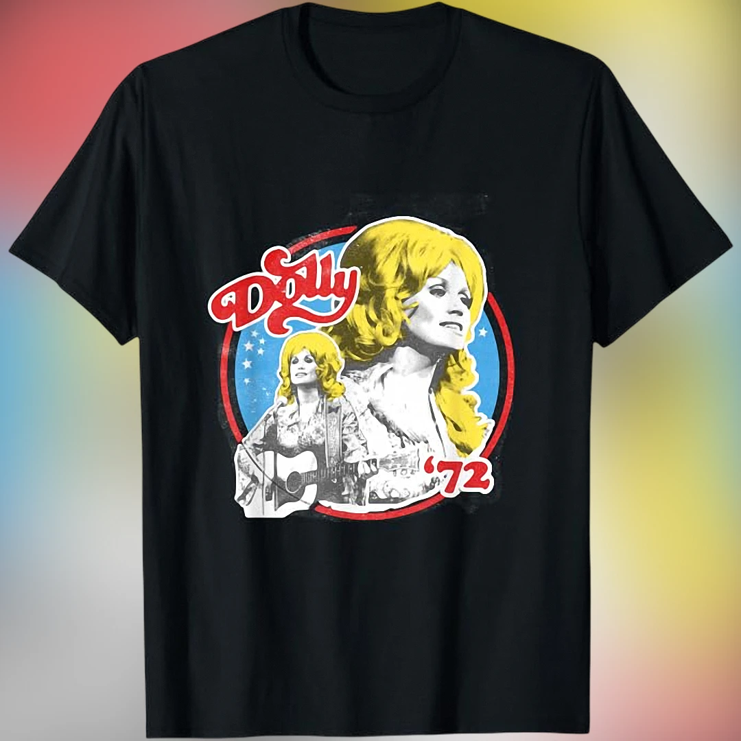 Dolly 72 Tee Vintage Dolly Parton Retro Country Music Graphic T-Shirt