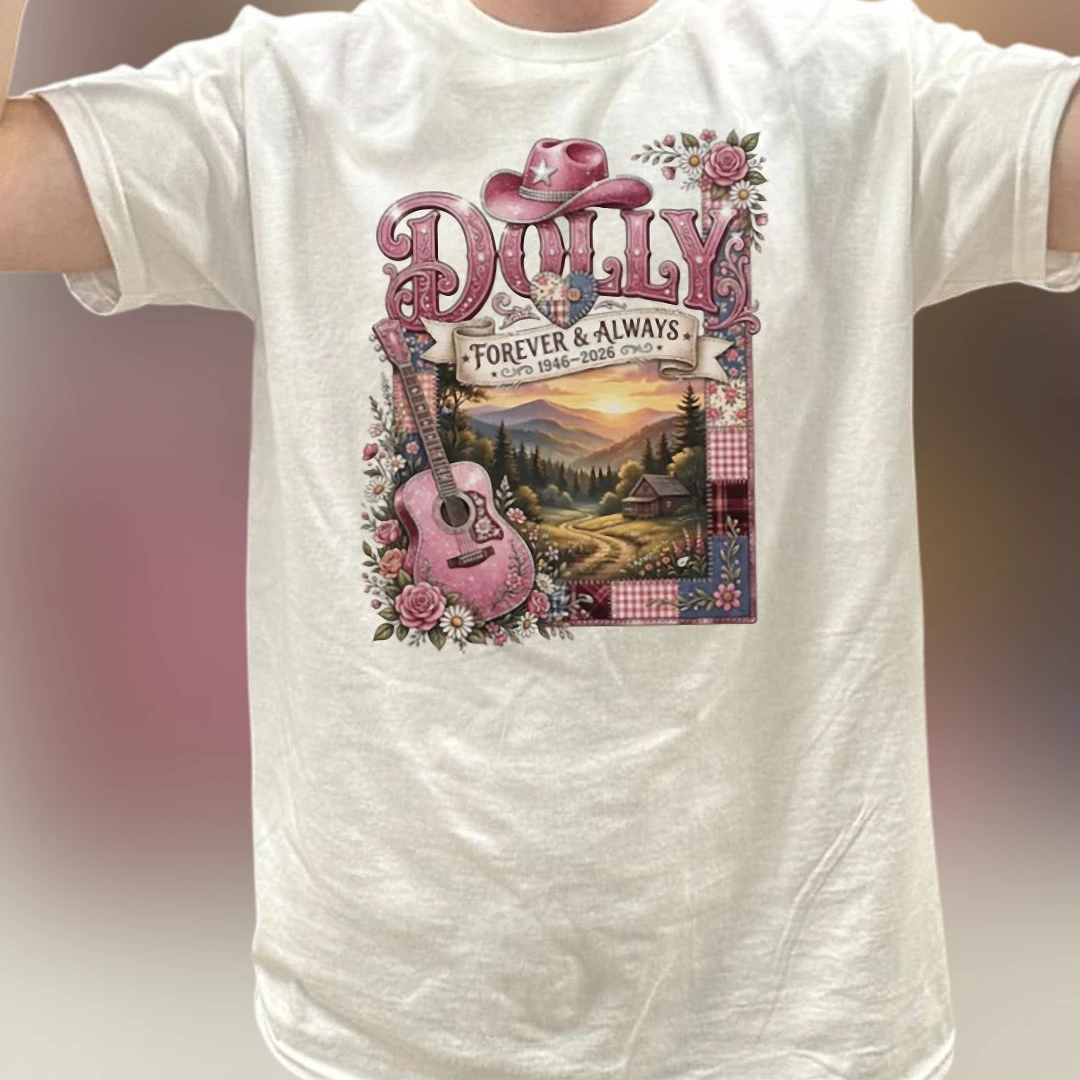 Dolly Forever Always 1946–2026 Tee, Vintage Western Dolly Parton Tribute Graphic T-Shirt