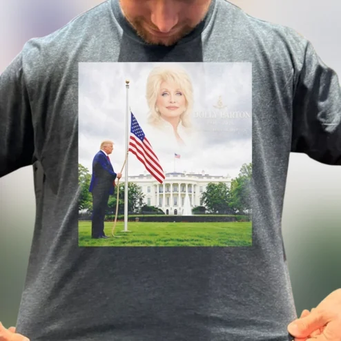 Dolly Parton 1946-2026 Memorial Tee Trump White House Tribute Graphic T-Shirt