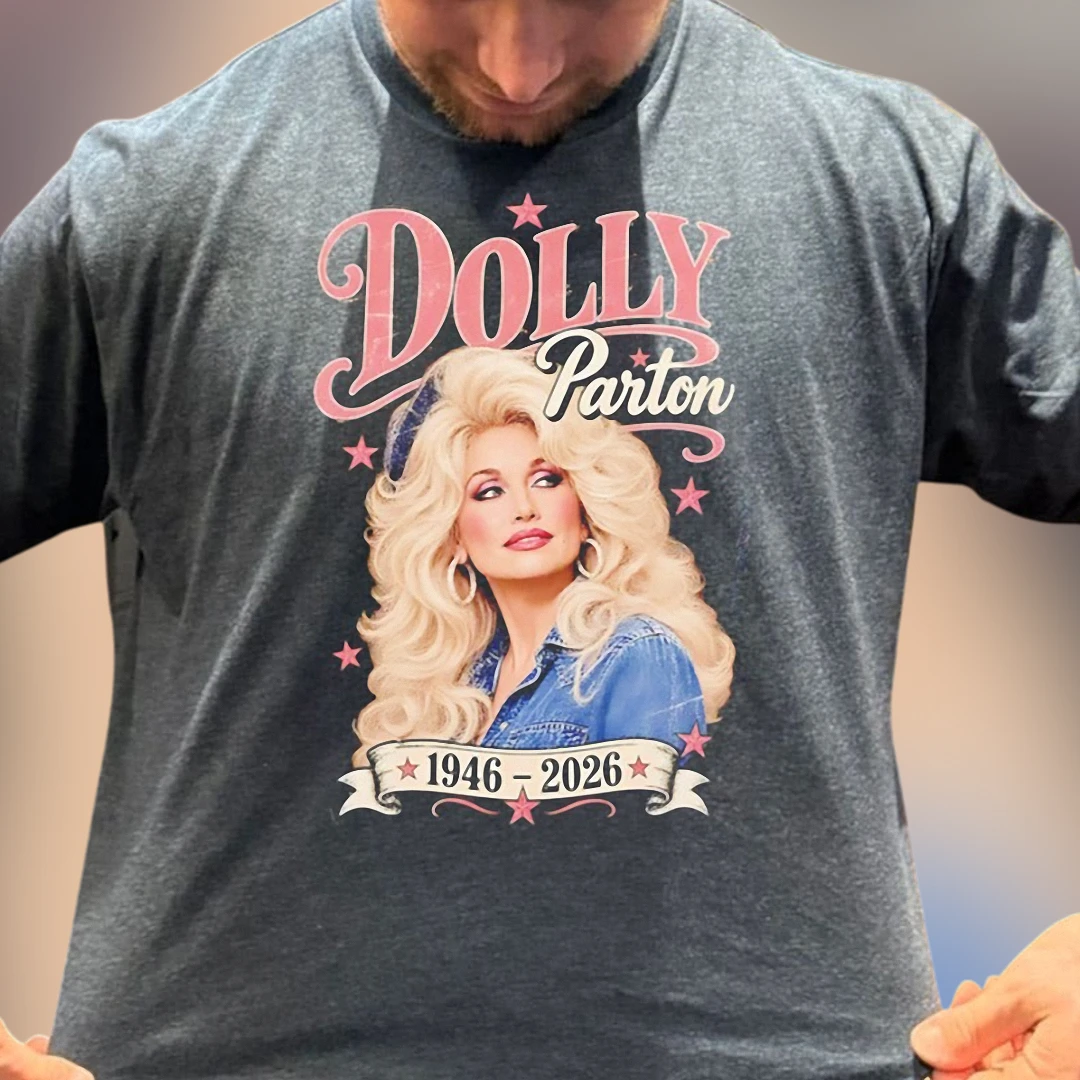 Dolly Parton 1946 2026 Tee, Vintage Country Music Tribute Graphic T-Shirt Gift for Fans