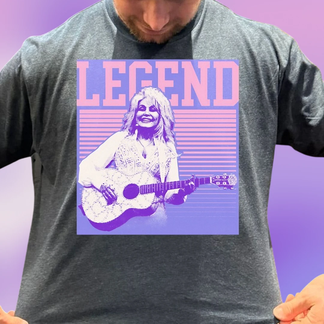 Dolly Parton Legend Tee, Retro Country Music Icon Graphic T-Shirt Gift for Fans