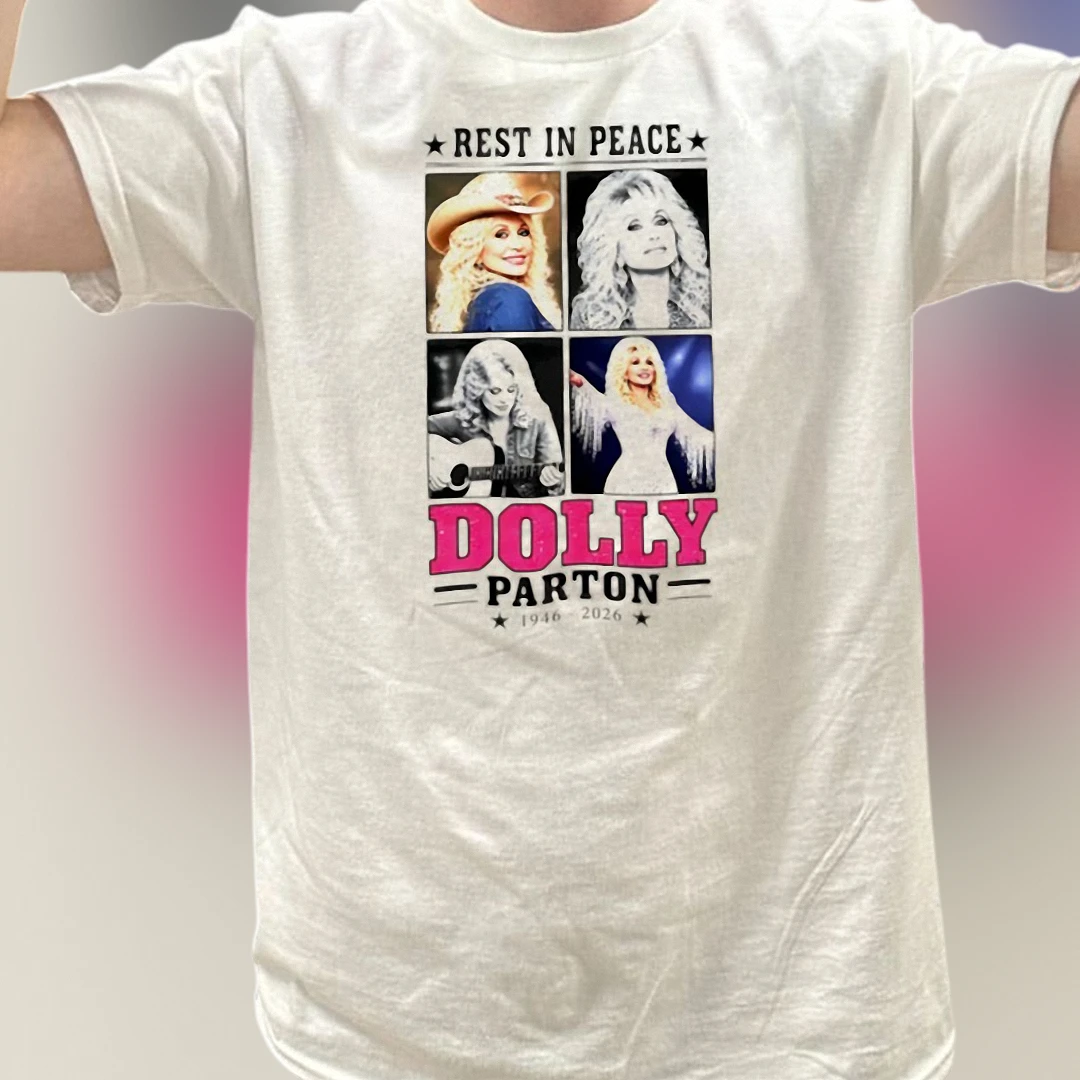 Dolly Parton Rest in Peace Graphic Tee, Country Music Legend Tribute Shirt