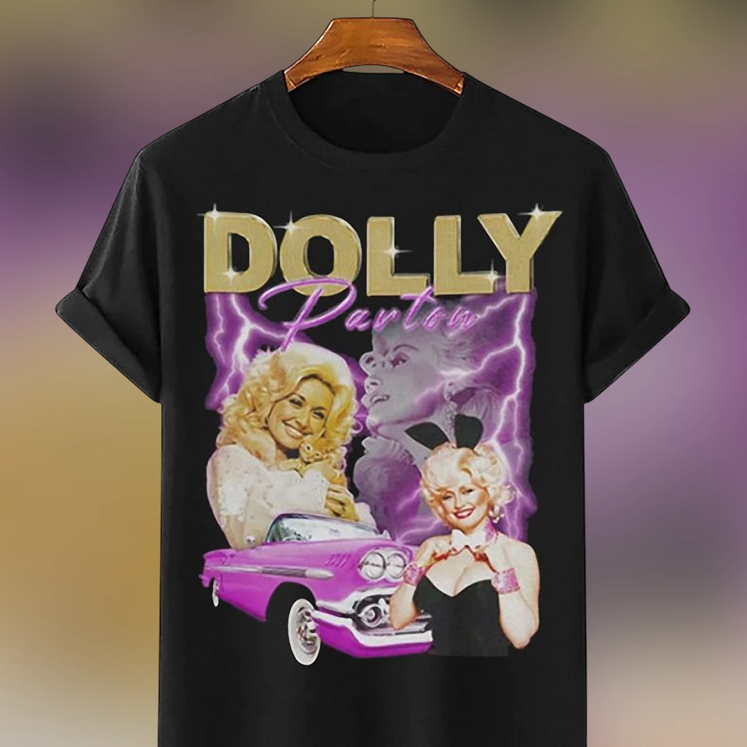 Dolly Parton Tee Vintage 90s Bootleg Retro Country Music Legend Graphic T-Shirt