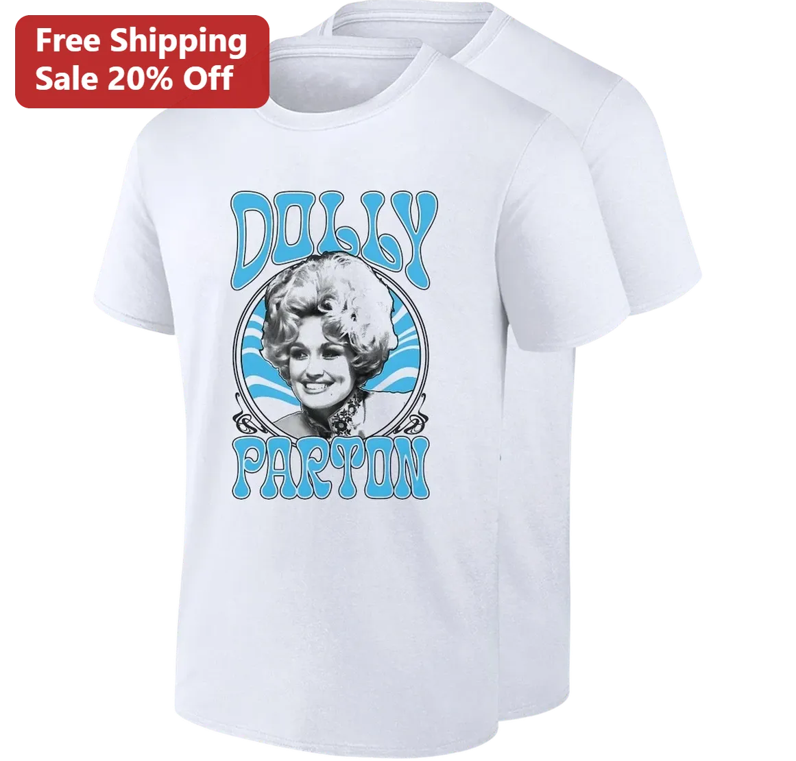 Dolly Parton Tee Vintage Retro Country Music Graphic T-Shirt Gift for Fans
