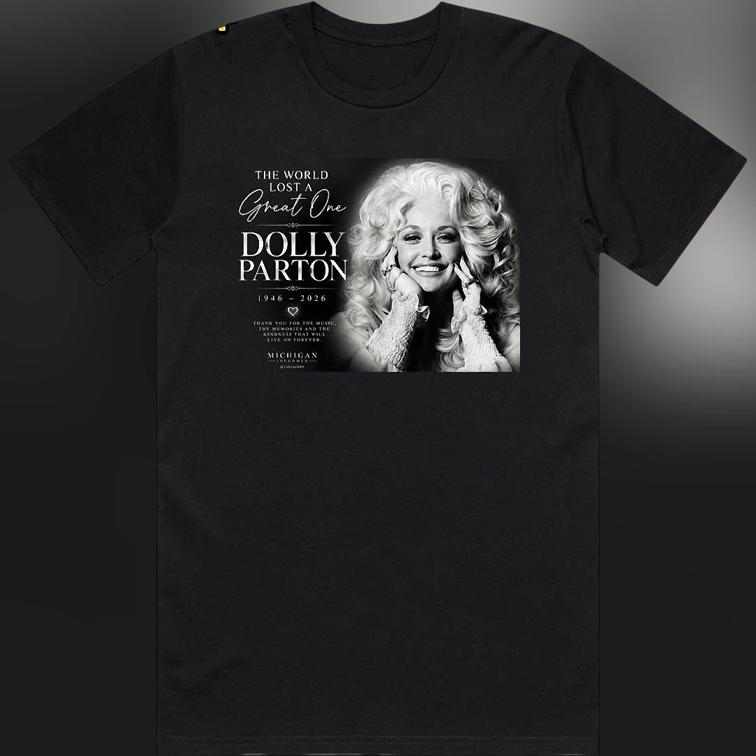 Dolly Parton The World Lost a Great One Memorial Tee, Vintage Country Music Tribute Graphic T-Shirt Gift