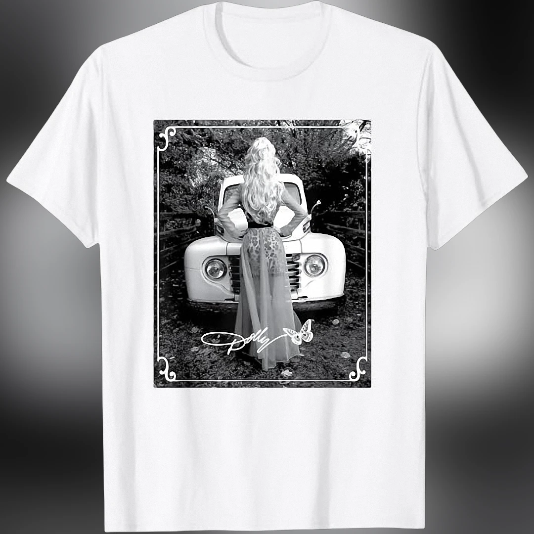 Dolly Parton Vintage Car Graphic Tee, Retro Country Music Fan Shirt available at our Chicago, Illinois warehouse