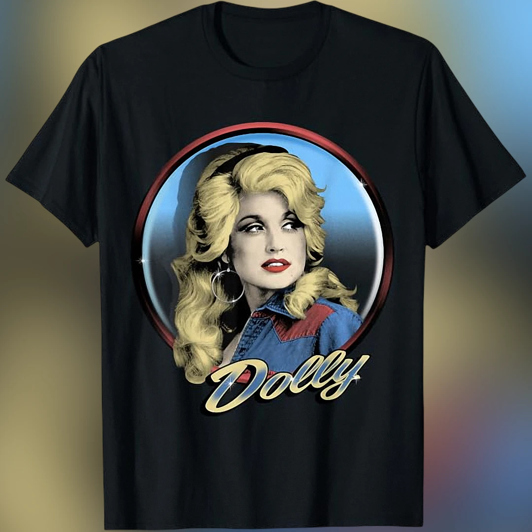 Dolly Tee Vintage Dolly Parton Retro Country Music Graphic Shirt for Fans