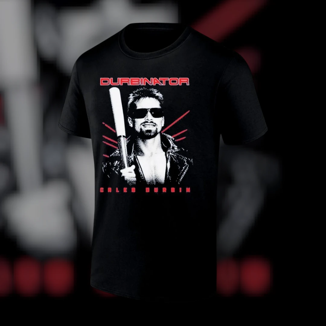 Durbinator Caleb Durbin Retro Baseball Fan Tee
