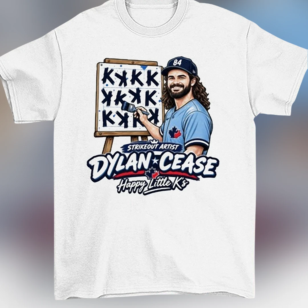 Dylan Cease Strikeout Artist Happy Little K's Baseball Fan Tee