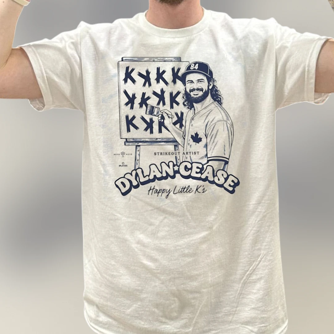 Dylan Cease Strikeout Artist Happy Little Ks Tee, Vintage Baseball Pitcher Graphic T-Shirt Fan Gift
