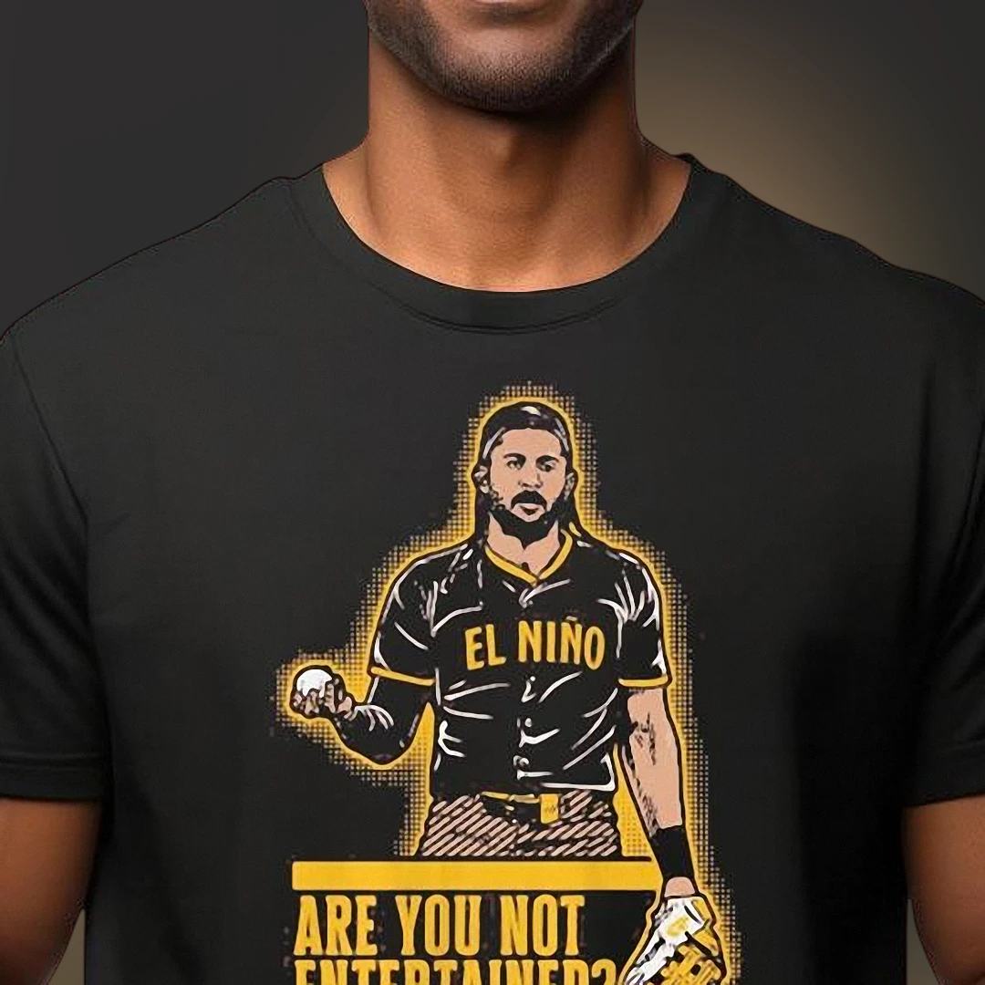 El Niño Are You Not Entertained Tee Fernando Tatis Jr Baseball Graphic T-Shirt Gift for Padres Fans
