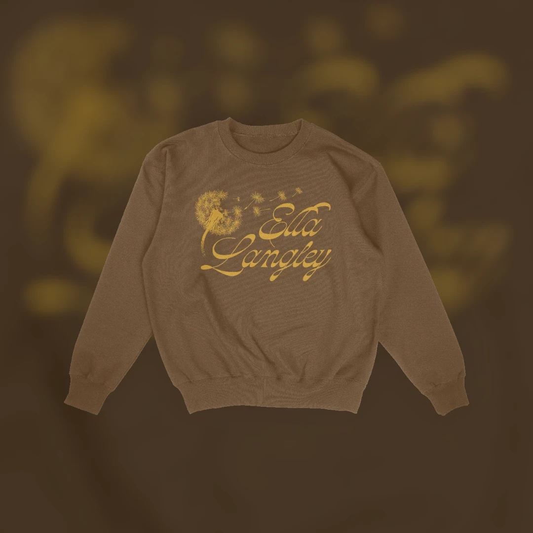 Ella Langley Dandelion Sweatshirt Vintage Country Concert Oversized Unisex Fan Apparel