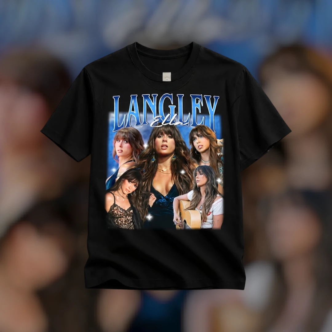 Ella Langley Graphic Tee Retro 90s Bootleg Country Concert T-Shirt Vintage Fan Merch