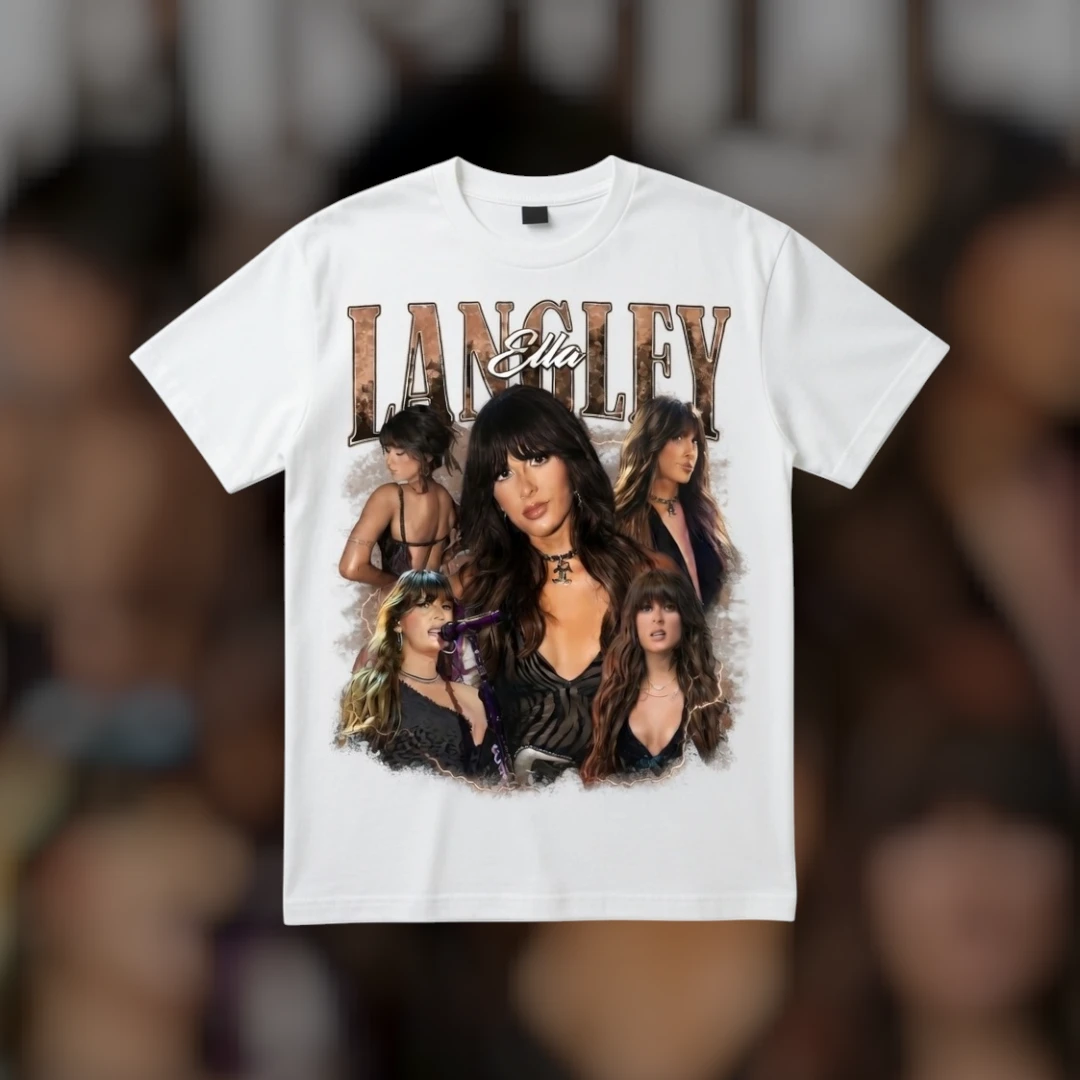 Ella Langley Graphic Tee Vintage Country Music Concert Fan Shirt