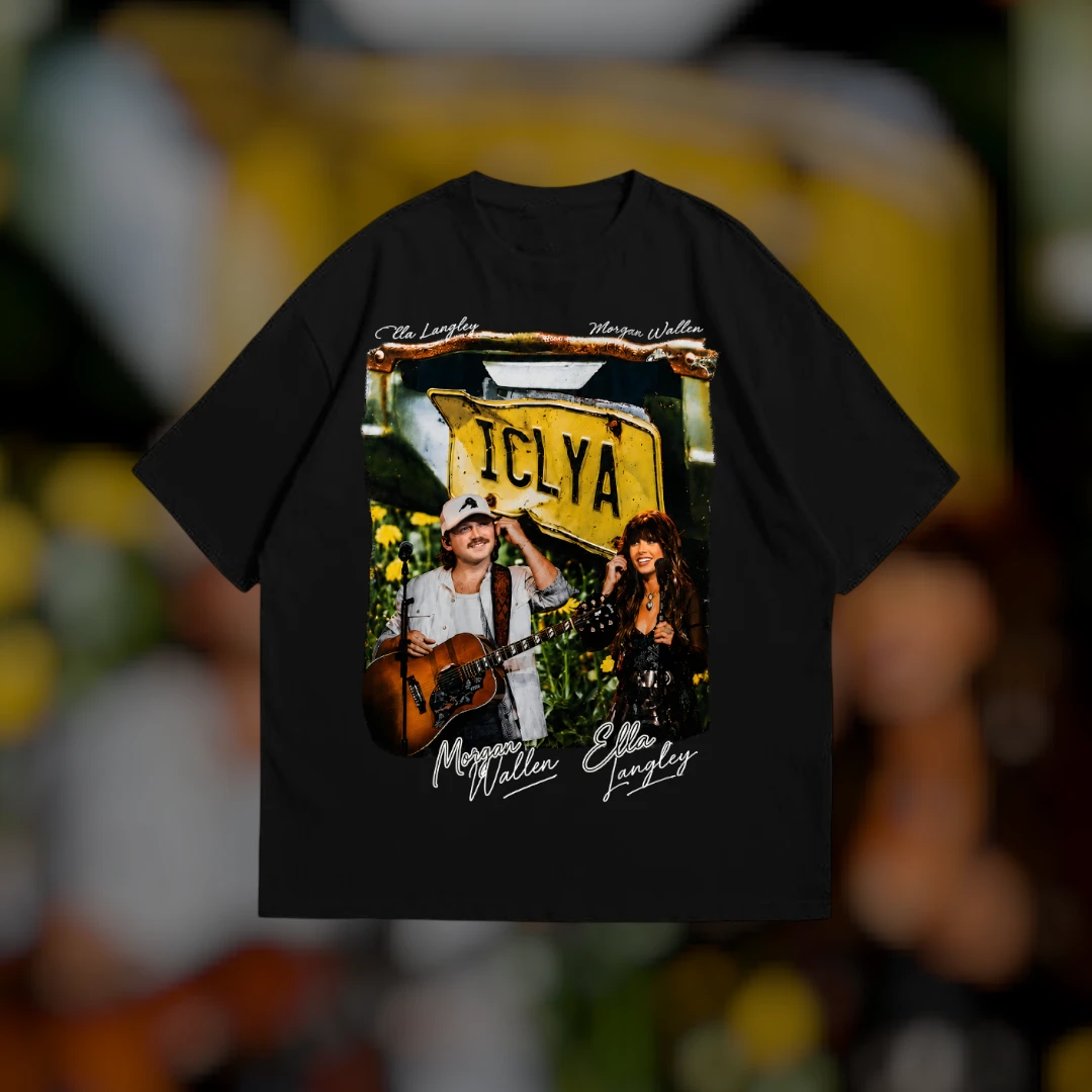 Ella Langley Morgan Wallen ICLYA Vintage Country Concert Tee