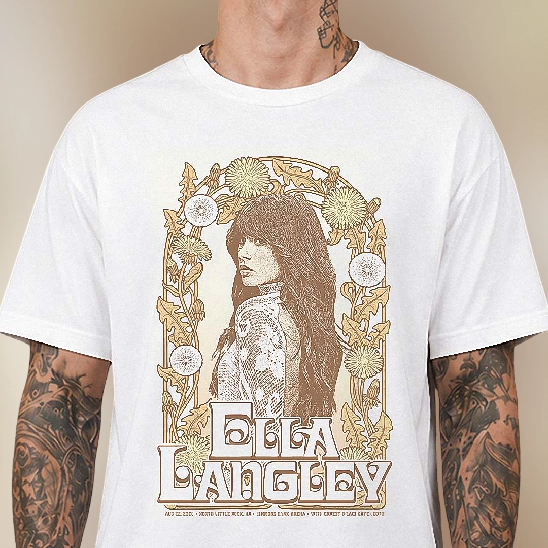 Ella Langley Tee Vintage Country Music Graphic Shirt Retro Concert Tour Fan Gift