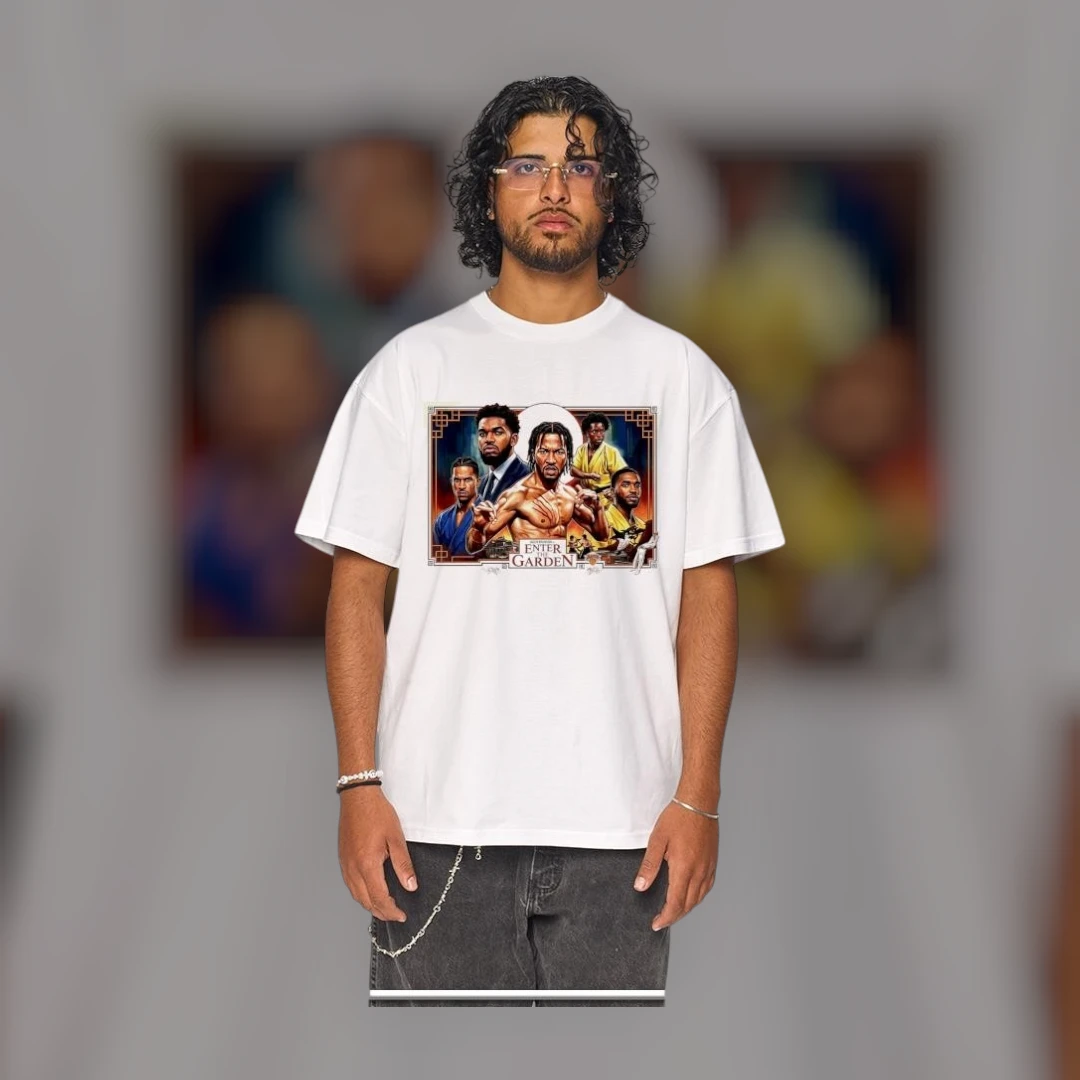 Enter The Garden Jalen Brunson New York Knicks Tee Martial Arts Movie Poster Basketball T-Shirt
